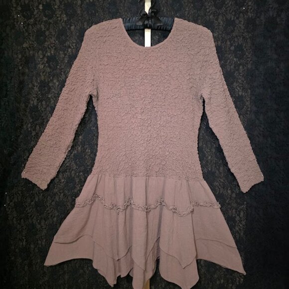 NWT Free People What A Time Drop-Waist Mini Dress L - Picture 2 of 12